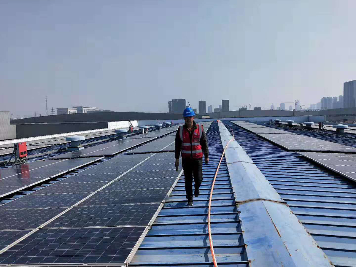 河北曲陽加工廠屋頂光伏發電項目