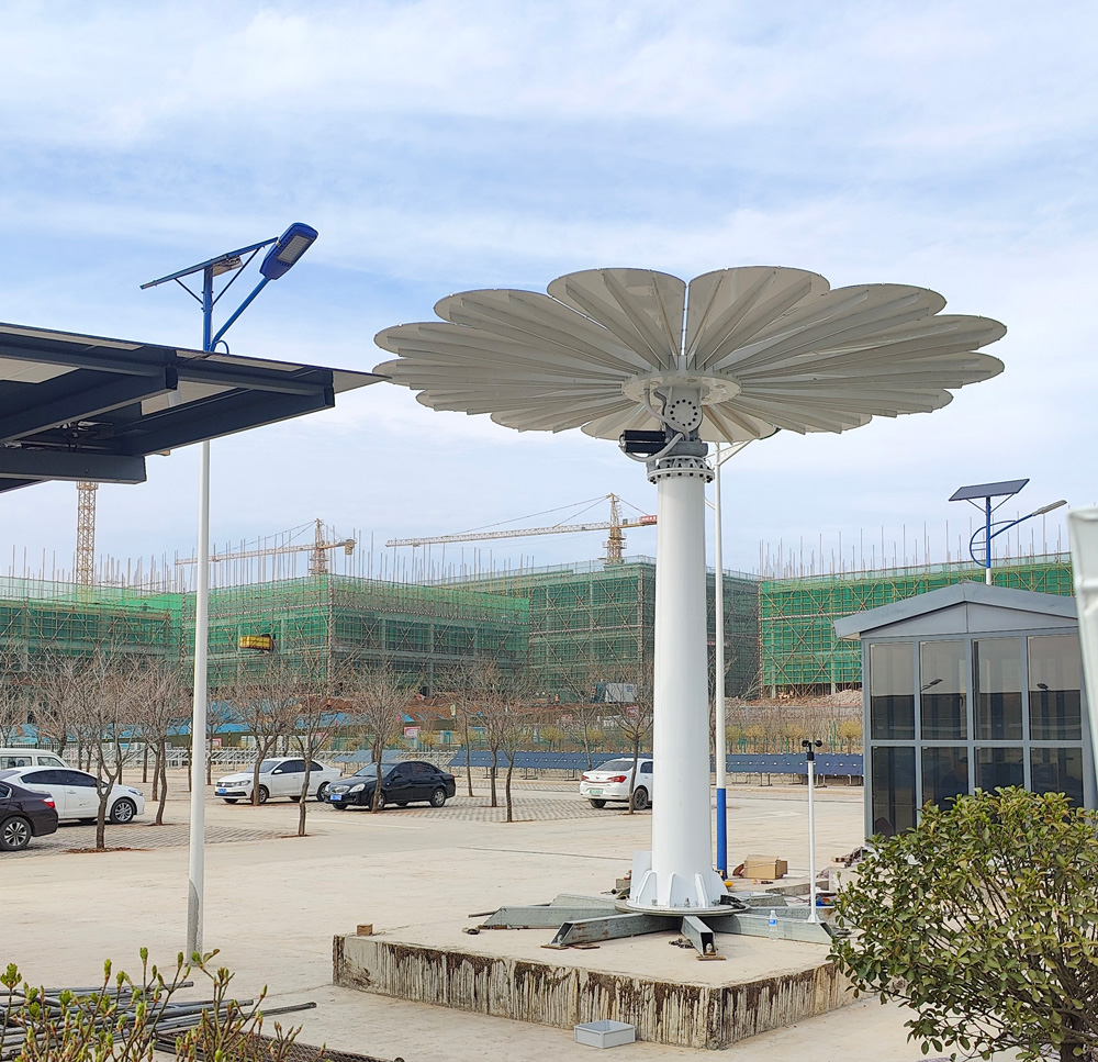 智慧型光伏設施，光伏太陽花將打破傳統城市光伏，成為美麗新主流