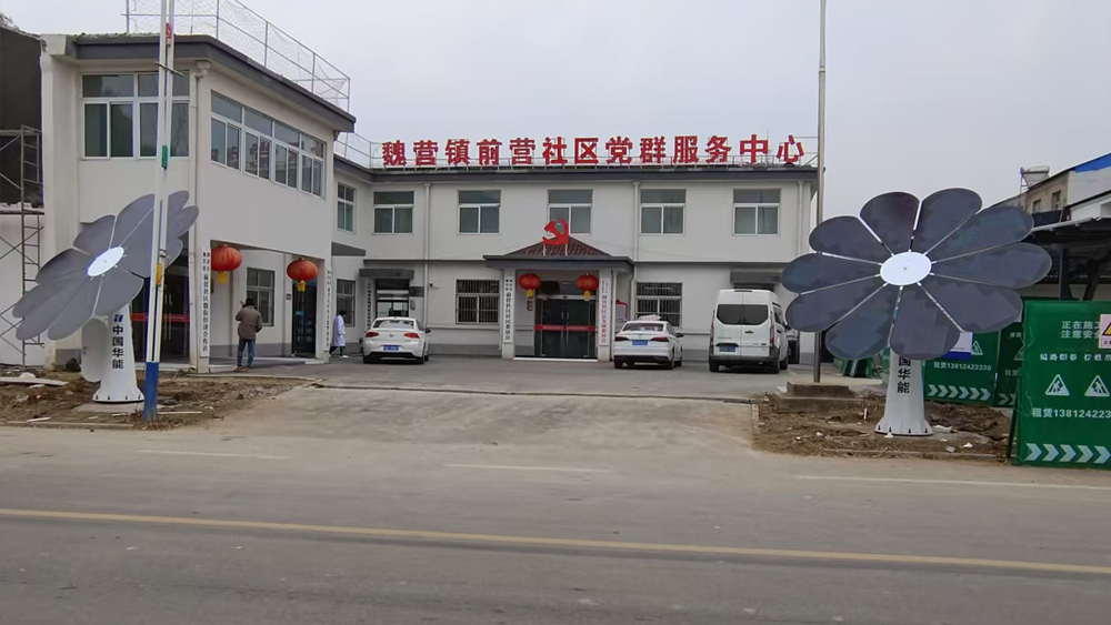 雙軸智慧光伏花-實景案例